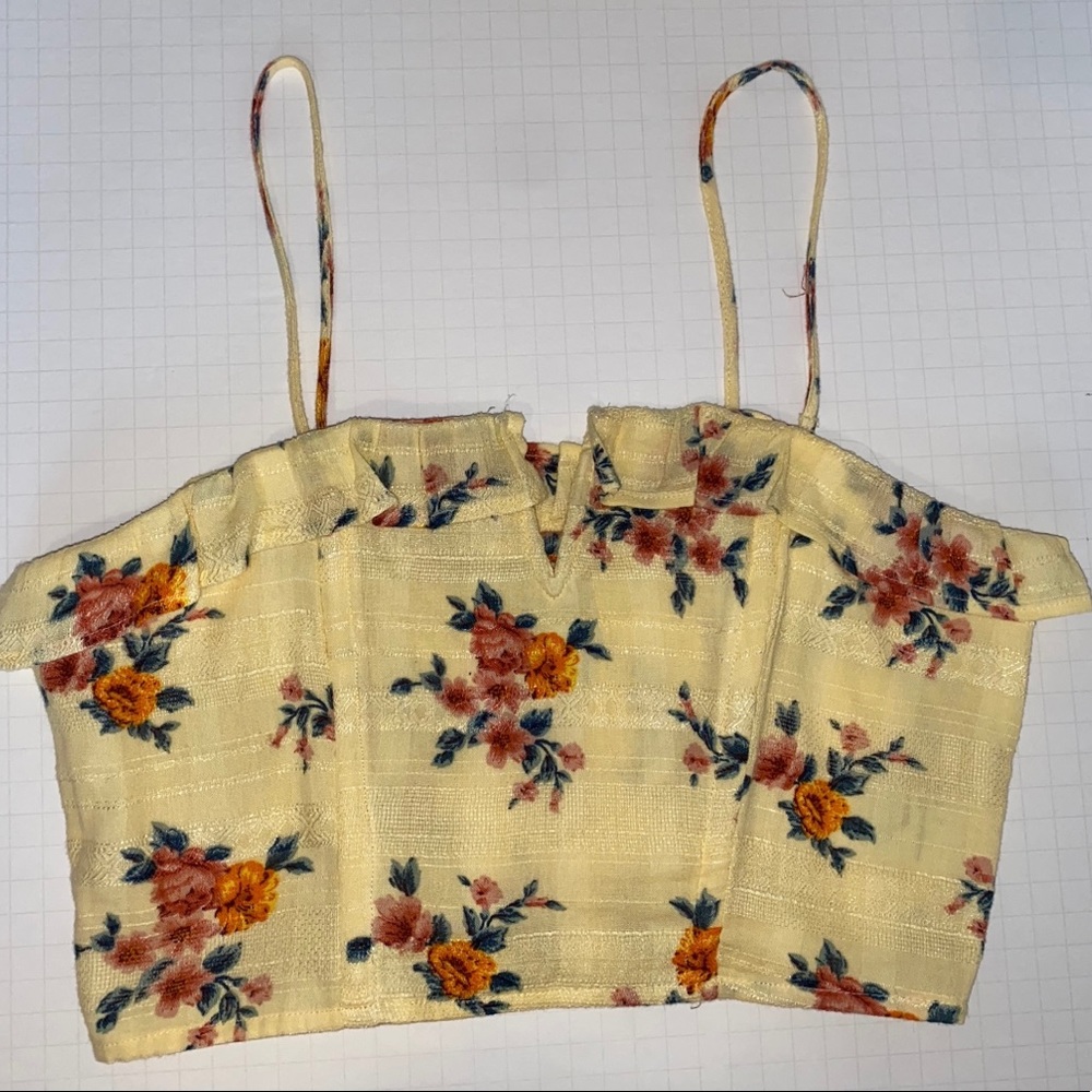 American Eagle Floral Crop Top